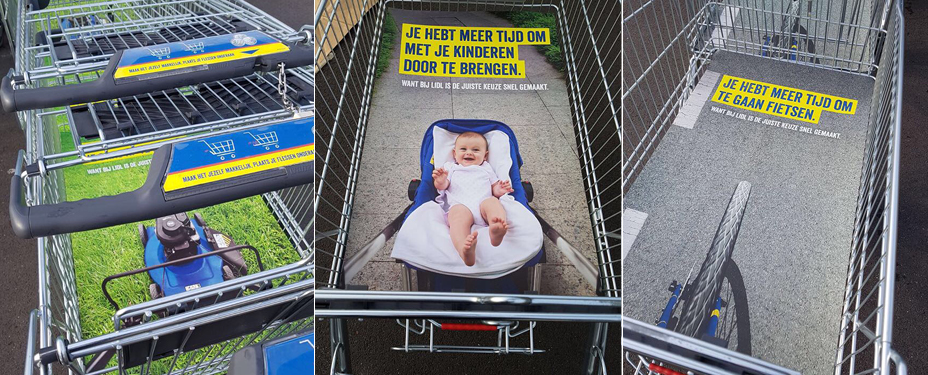POS in winkelwagen Lidl